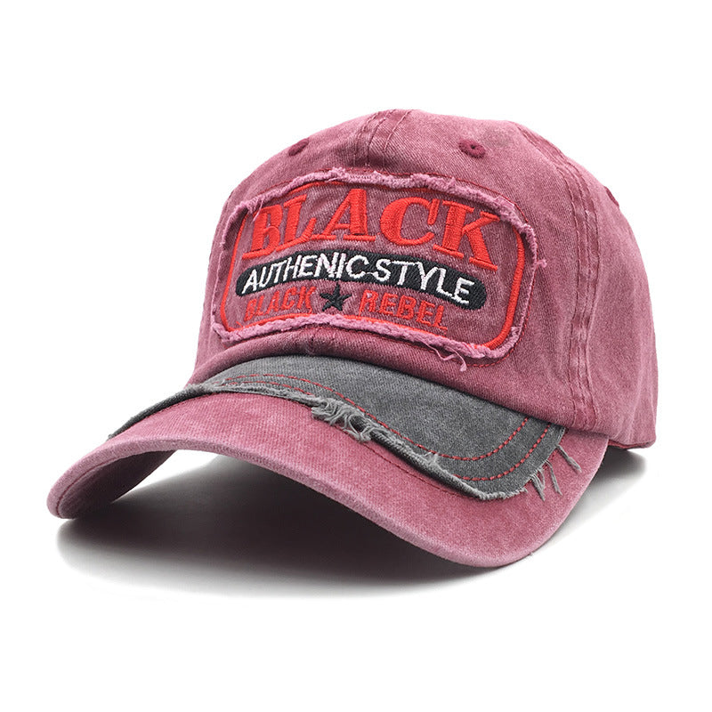 Men's embroidered casual baseball cap