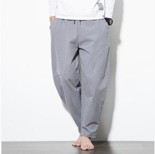 Chinese Cotton Harem Pants Plus Size Men Bloomers Fat Carrot Pants