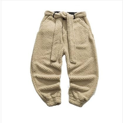 Lambswool Thick Retro Casual Cotton Pants Men