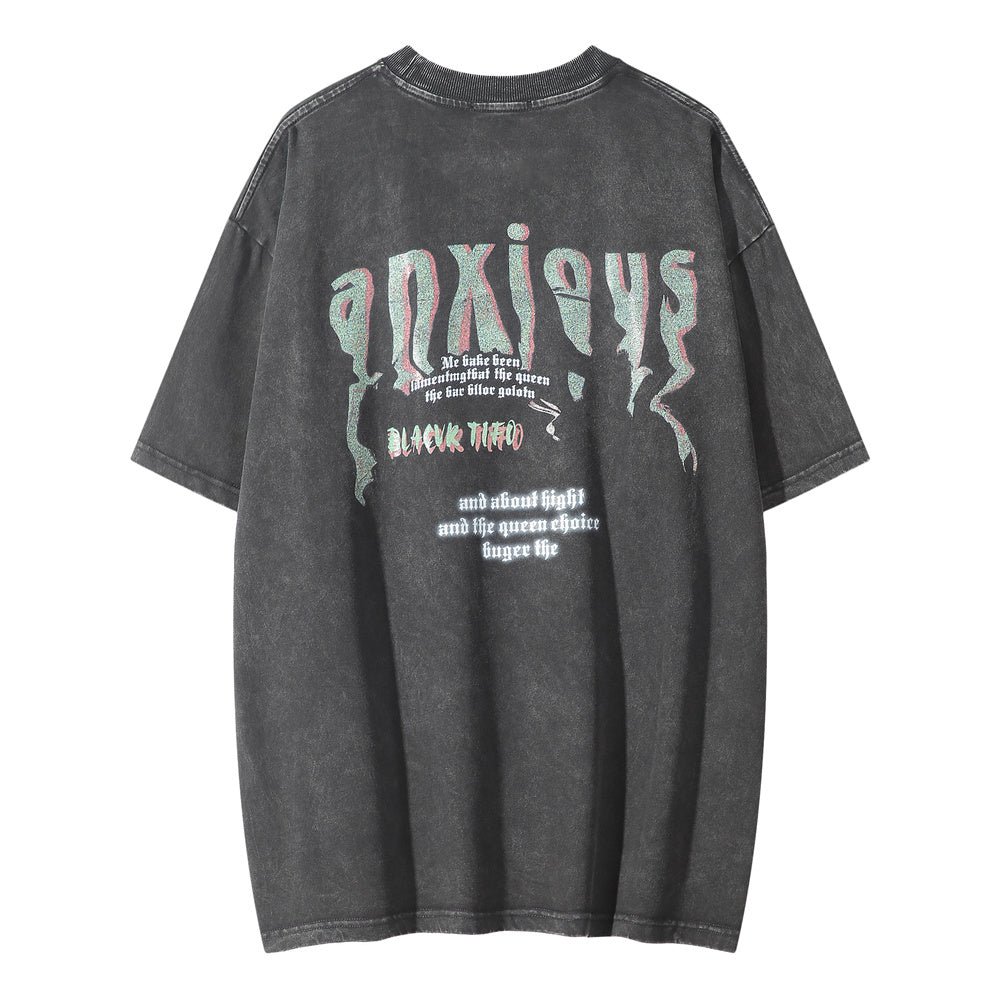 Fashion Printed Short-sleeved T-shirt For Men