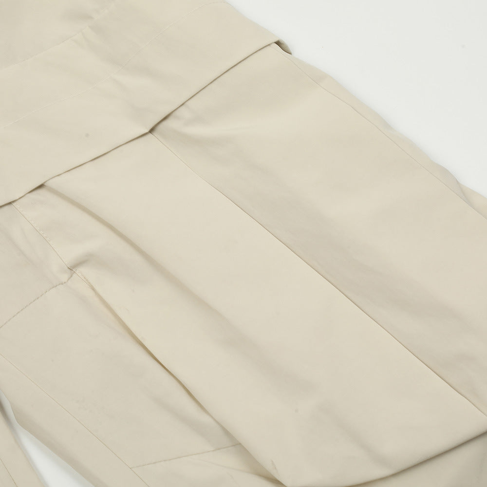 Tristan Ford | Men's Apricot Cotton Cargo Pants