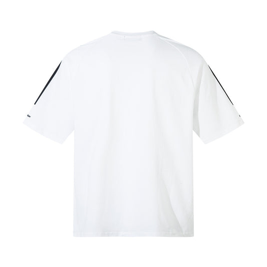 Letter Printed Cotton Short-sleeved T-shirt For Men