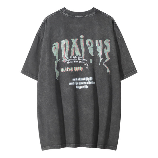 Fashion Printed Short-sleeved T-shirt For Men