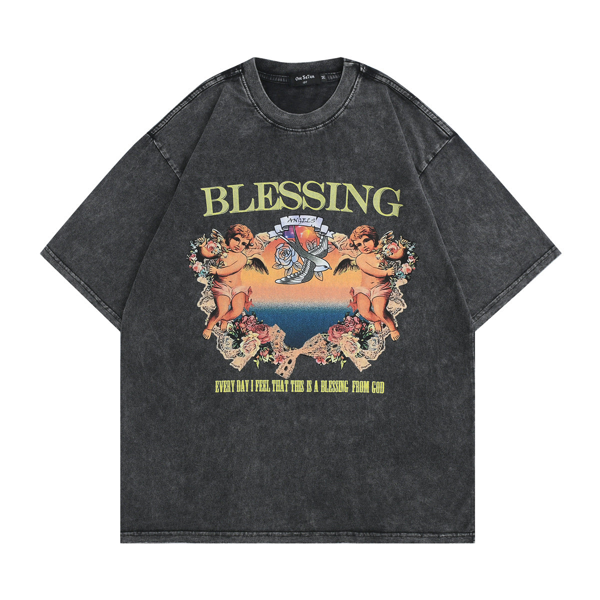 Tristan Ford | Men's Printed Washed Cotton Short-Sleeve T-Shirt