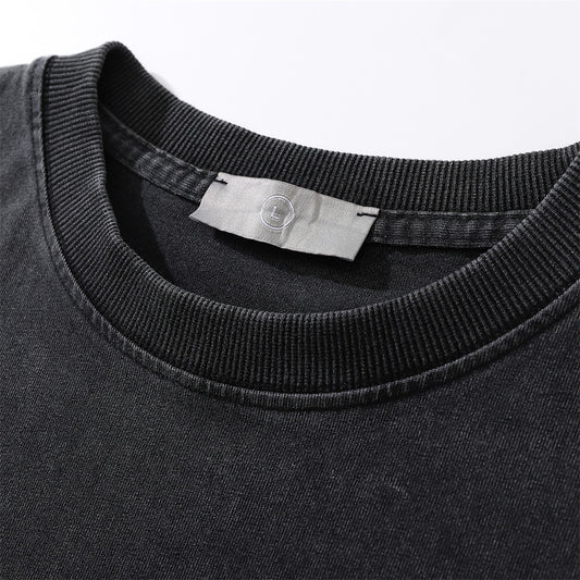 Printed Washed And Worn T-shirt For Men