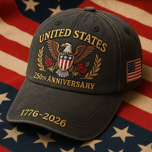 Tristan Ford | Men's Black Embroidered Anniversary Commemorative Snapback Cap