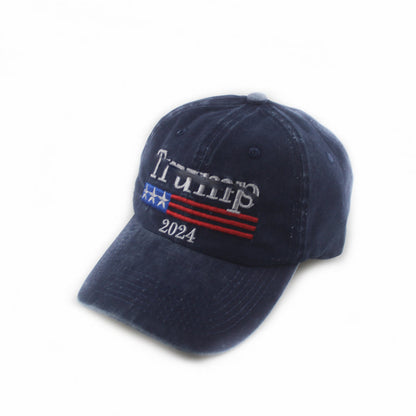 American Election Hat Washed Old Truck Driver Peaked Cap Sichuan Puwang Baseball Cap
