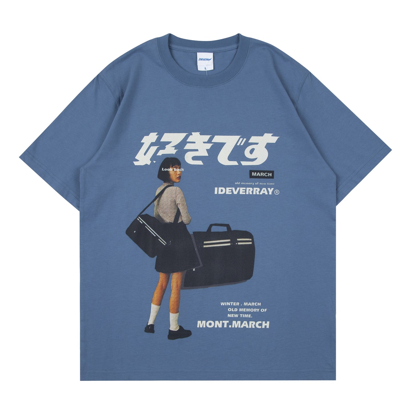 Loose Couple Character Printing Casual T-shirt Men And Women