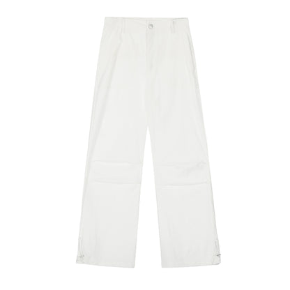 Retro Drawstring Paratrooper Casual Pants Men