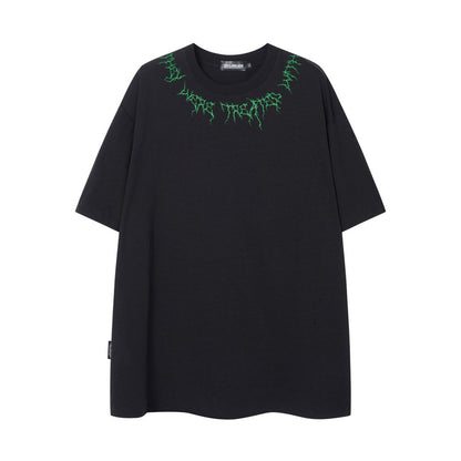 Statue Printed Short-sleeved T-shirt Men