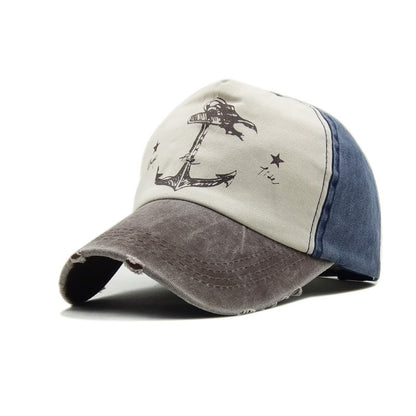 Washed cotton baseball cap