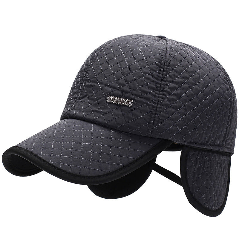 Baseball Cap Cold and Warm Ear Protection Middle-aged and Elderly Cap