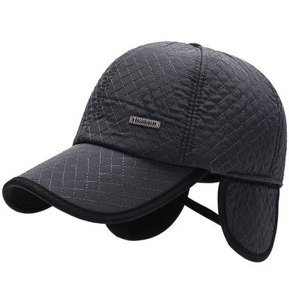 Baseball Cap Cold and Warm Ear Protection Middle-aged and Elderly Cap