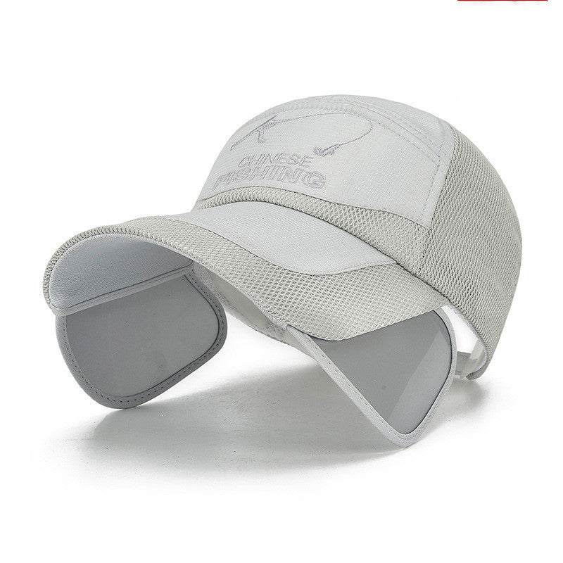 Summer Outdoor Mesh Hat Baseball Cap Men's Sun Hat Travel Sunshade Cap