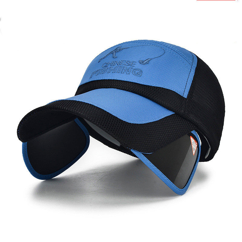 Summer Outdoor Mesh Hat Baseball Cap Men's Sun Hat Travel Sunshade Cap