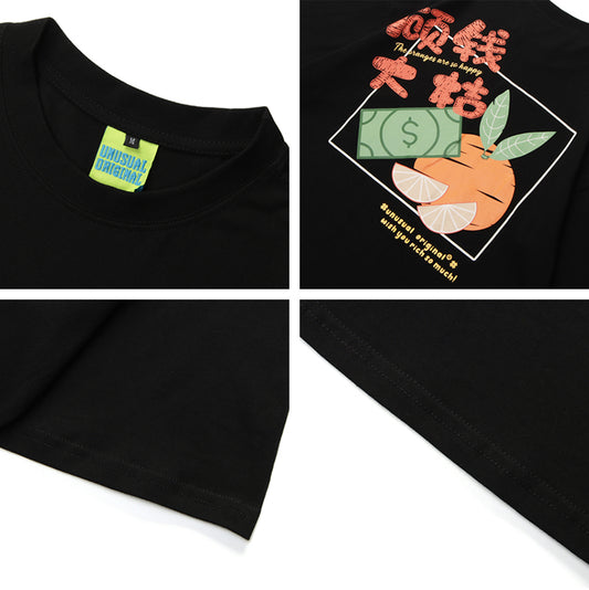 Zorohom Tide Brand Net Red Gu Qian Daju Printing Couple Short-Sleeved T-Shirt Men And Women Loose Trend Summer Compassionate