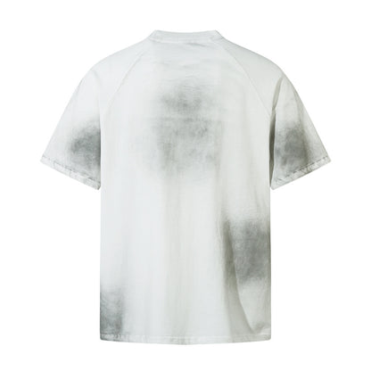 Letter Print Short-sleeve T-shirt Punk Trendy Men