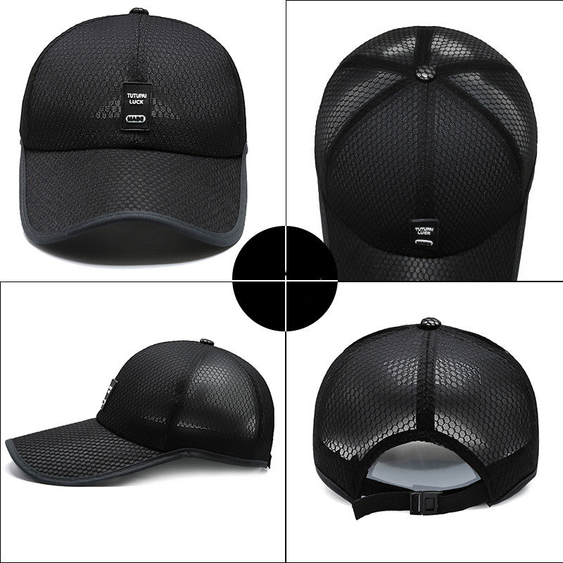 Men's sun protection thin tide cap