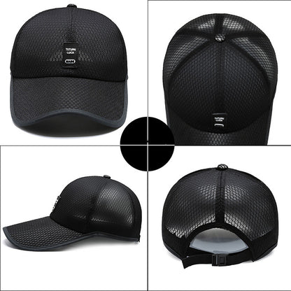 Men's sun protection thin tide cap