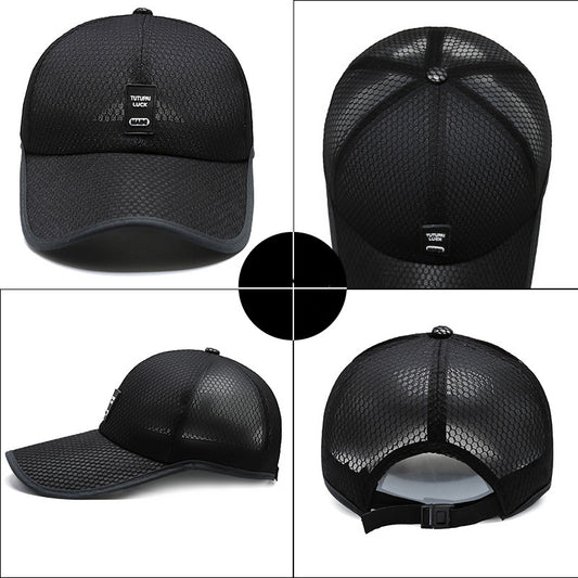 Men's sun protection thin tide cap
