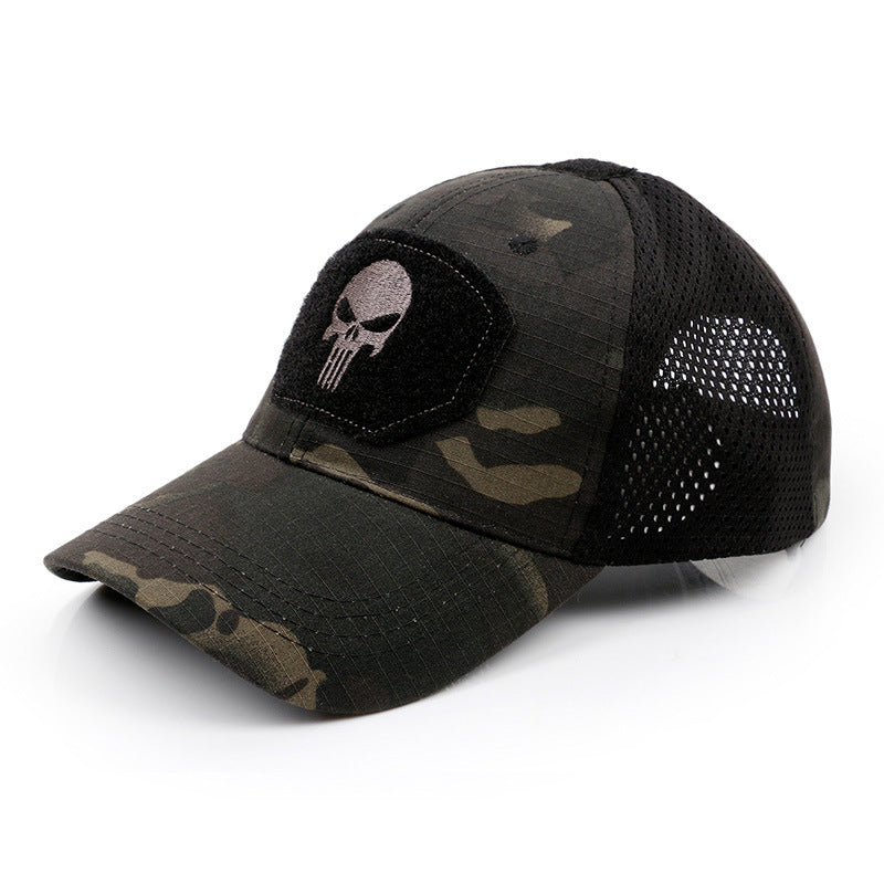 Outdoor sports camouflage baseball cap
