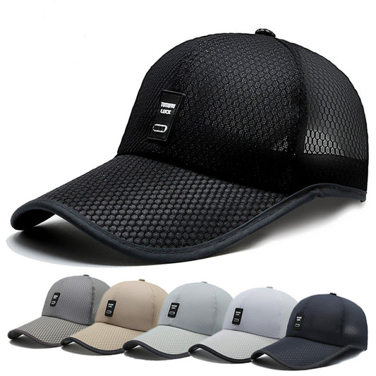 Men's sun protection thin tide cap