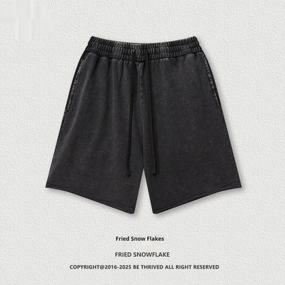 High Quality Curling Cropped Pants Casual Shorts Men