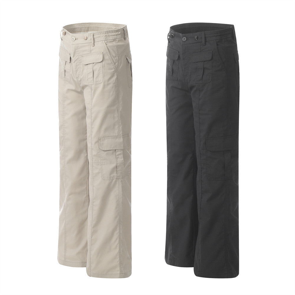 Fashion Solid Color Workwear Casual Pants Men
