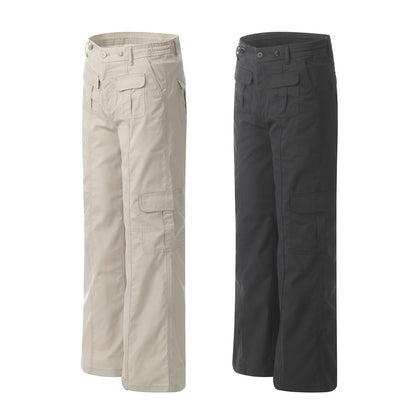 Fashion Solid Color Workwear Casual Pants Men