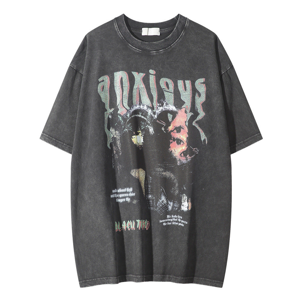 Fashion Printed Short-sleeved T-shirt For Men