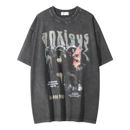 Fashion Printed Short-sleeved T-shirt For Men
