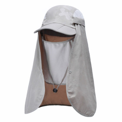 Quick-Drying Hat Climbing Cap Summer Folding Baseball Cap