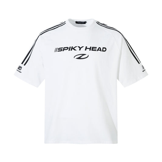 Letter Printed Cotton Short-sleeved T-shirt For Men