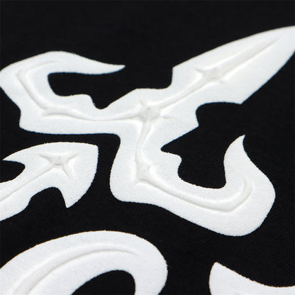 Dark Skull Printed Short-sleeved T-shirt For Men