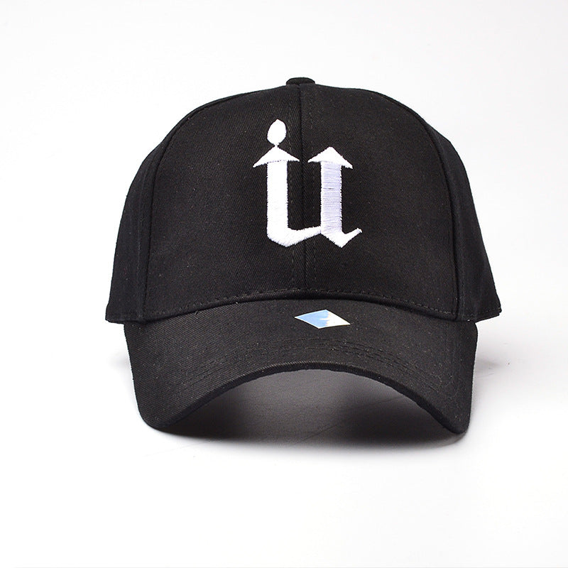 U letter baseball cap men's outdoor