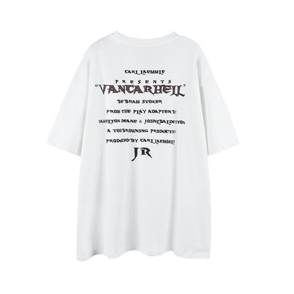 Statue Printed Short-sleeved T-shirt Men