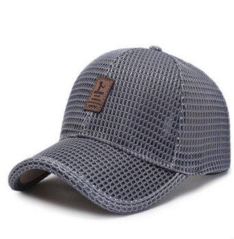 Men's summer sunshade breathable cap