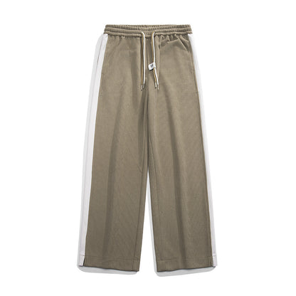 Side Stripes Corduroy Casual Pants Men