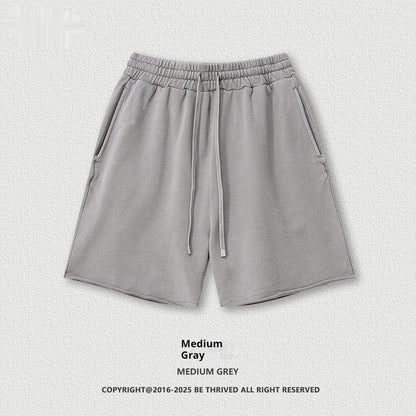 High Quality Curling Cropped Pants Casual Shorts Men