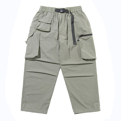Fashion Japanese Style Workwear Casual Pants Men