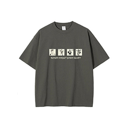Fashion Summer Cotton Short Sleeve T-shirt Men