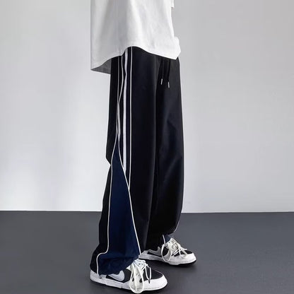 Fashion Personality Striped Casual Pants Men