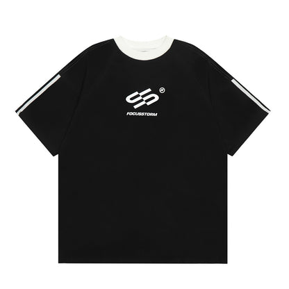 Creative Letter Print Short-sleeve T-shirt For Men