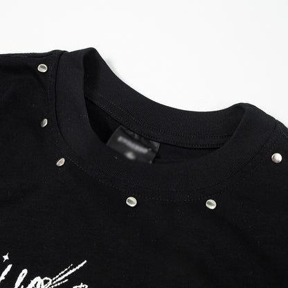 Fashion Abstract Printing Short-sleeved T-shirt Men