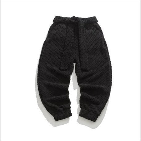 Lambswool Thick Retro Casual Cotton Pants Men