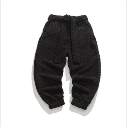 Lambswool Thick Retro Casual Cotton Pants Men