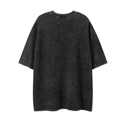 Printed Skull Short-sleeved T-shirt For Men