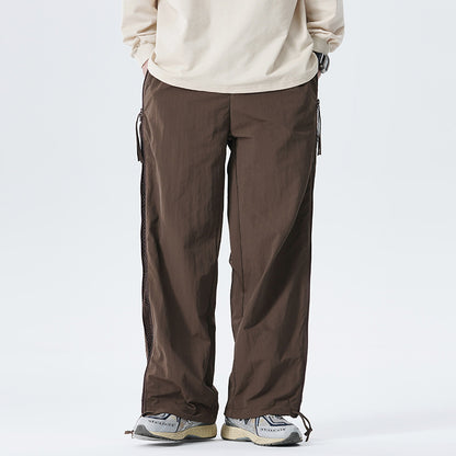 Summer American Big Straight-leg Pants Men