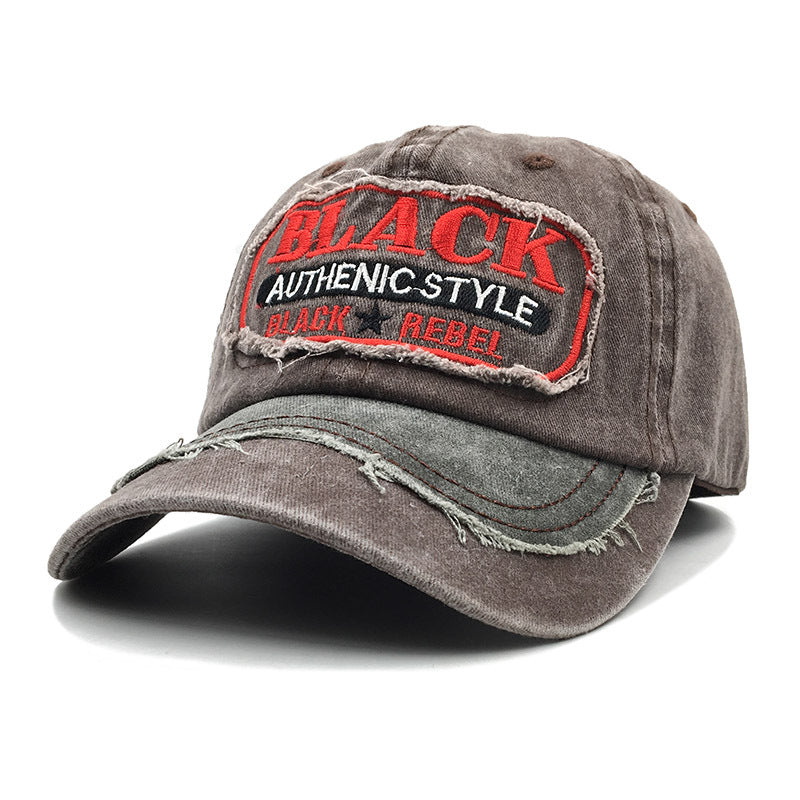 Men's embroidered casual baseball cap