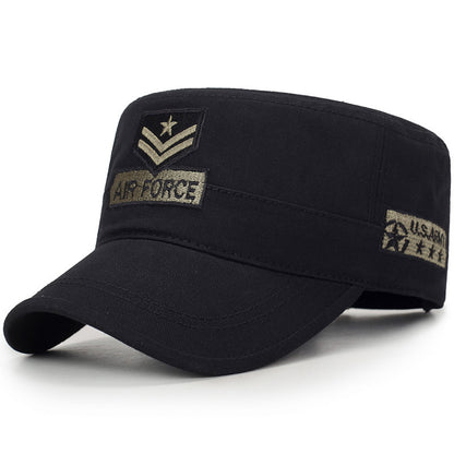 Camouflage military cap flat hat
